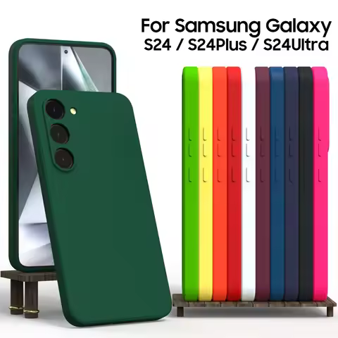 For Samsung Galaxy S24 S23 S22 S20 Ultra Plus A73 A55 A54 A35 A34 A13 A12 Silicone Case Shockproof S