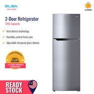 Elba 310L Fridge Refrigerator Peti Sejuk 2 Pintu ER-G3125(SV)