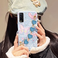 VRQR Phone Case for Vivo Y20 2021 Y20A Y20T Y20i Y20S G Y12A Y12S 2021 Y3S 2021 Luxury Fresh Style L