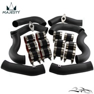 Fit for Nissan GT-R R35 Intercooler 2.75'' Piping Kit VR38DET VR38 09-15 Black Turbo