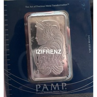 Pamp Suisse Silver 100 g 999 Collector Item Lady Fortuna