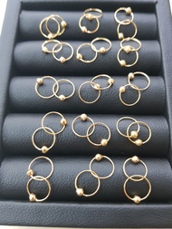 Anting anak bayi emas kadar 375/ 8 karat. dakocan