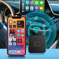 HUBERT Wired To Wireless Carplay Box, USB3.0 5G WiFi Wireless CarPlay Adapter, Carplay Box Bluetooth 5.0 Mini Plug and Play Wireless Auto AI Box Carplay Automobile