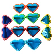 Cosplay Glasses Men Women Masquerade Party Glasses Funny Glasses Exaggerated Glasses Heart-Shaped Co