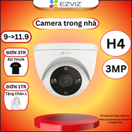Camera trong nhà Wifi Ezviz bán cầu thông minh Ezviz H4 2K (3MP) ban đêm có màu cảnh báo giọng nói
