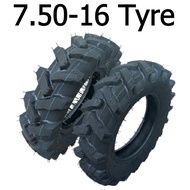 6.50-16 7.50-16 Truck lori Tire Traktor Kubota 4x4 Tyre Tube Tayar Tiub Bunga Kasar Kebun Sawit 750-16 700r16