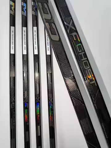 [2-Pack] XF GHOST Black Ice Hockey Sticks【No warranty】Ultra-Light Carbon Fiber P92 And P28 Ice Hocke
