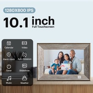 Kodak 10-Inch Electronic Cloud Album Hd Player Remote APP Transmission Photo Solid Wood Digital Frame Video Display Horizontal Vertical Placement Wall-Mounted Memory 16G Holiday Gifts