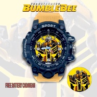 Jam Tangan Anak Laki Laki Sport Bumblebee 02 Anti Air FREE Baterai Cadangan