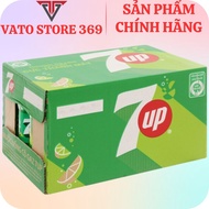 Nước ngọt có ga 7UP chanh có đường chai 390ml