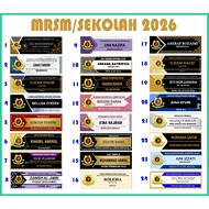 Name Tag Epoxy MRSM | MAGNET & PIN