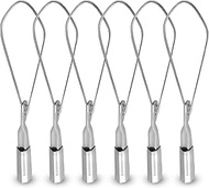 (6 PACK) OHLECTRIC Range 6-2 Aluminium Wedge Clamps - Stainless Steel Ball Handle - Loop With Lock -