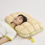 1pc Pillows Filled With Down Solid Color Pineapple Style Pillow Five-star Hotel Pillow Washable Pill