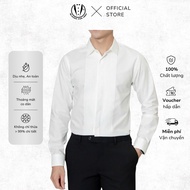 [FIRE] Men's Vertical Pleated Shirt TUTO5 Menswear High Quality Oxford Fabric Anti-Wrinkle Elegant S