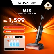 MOVA M50 Wet Dry Floor Washer & Vacuum Cleaner | 100% Anti-tangle | 100°C Self-Cleaning | Odor-Free 