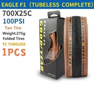 Goodyear Eagle F1 Road Bike Tires Tubeless / Tube Tyre 700x25C/28C/30C/32C Tire Bicycle Clincher Fol