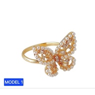 Butterfly Night Ring, Light Gold 15% (2.5 grams)