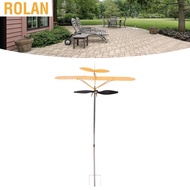 rolan GLOGLOW Rooftop Weather Vane Hand Welded Wind Direction Piper J3 Cub Airplane Yard Decor Beaut
