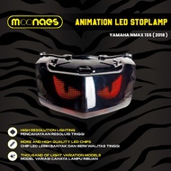 Moonaes Animation LED Nmax 155 OLD 2018 Universal Animation LED Light Stoplamp CVT Racing Astrocusto