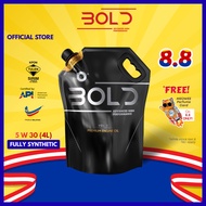 BOLD SIRIM 5w30 3L / 4L Fully Synthetic SP Engine Oil Car 5w-30 Minyak Hitam Enjin Kereta Honda Pero