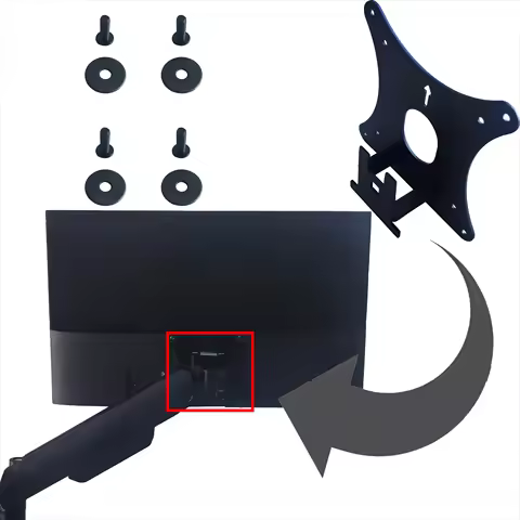 VESA Adapter for HP 22M 24M 27M Monitor – Mount Bracket for VESA 75x75 & 100x100 Monitor Arms, Stand
