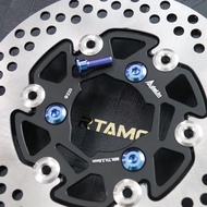 RTAMO | M8x20/22/25/30/33L 1.25P Gr5 Titanium Motorcycle Disc Brake Pan Shoulder Hex Modified Bolt