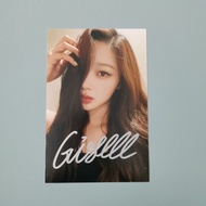 A aespa Giselle Autograph Photo Giselle Giselle Autograph Photo Giving Friends Support Gift