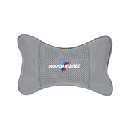 Car Suede Headrest Memory Cotton Cervical Spine Protection Pillow For BMW Performance X4 X5 X6 X7 E2