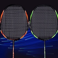 Badminton Racket 4U Adult Badminton Racket Carbon Composite Racket Exercise Entertainment 2-Piece Set Badminton Racket