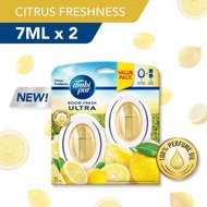 [East Malaysia] Ambi Pur Air Freshener Gel Bathroom Fresh Zesty Lemon 2x6ml