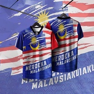 August 31st Independence Day New Design NFL Edition Baju Jersey Malaysia Outdoor street retro collar