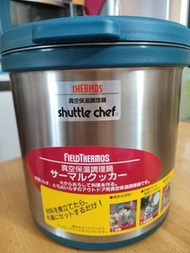 Thermos 真空煲4.5L 95%新                 不鏽鋼鍋體不是鋦漆唔會甩漆              易清洗歷久常新                                                           手挽外攜/單手提起方便                               電磁爐適合使用