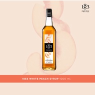 1883 Syrup น้ำเชื่อมกลิ่นไวท์พีช 1000 มล. (1883 WHITE PEACH SYRUP 1000 ml.)