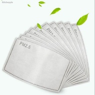 ▲♣[Malaysia Ready Stock] Masks gasket PM2.5 protection filter activated carbon 5 layer mask filters