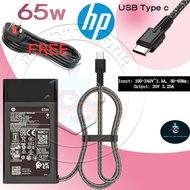 HP 65W Laptop Charger for ProBook/EliteBook Type-C Fast Charge