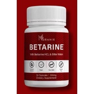 NURANIX BETARINE WITH BERBERINE HCL & BITTER MELON 30 BIJI