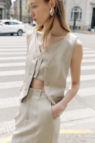 Threep - Layers top Vest (3 Colors) เฉพาะเสื้อ