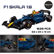F1 Red Bull 20 Large Scale Car Bricks 1:8| Racing Car Model | Collectible Toys | Automotive Display 