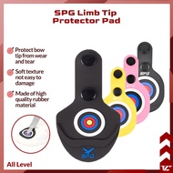V Club Archery SPG Recurve Limb Tip Protector - Shoelaces Clip Rubber Pad - Prevent Scratch Damage