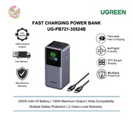 UGREEN POWER BANK UG-PB721-35524B 20000MAH 130W FAST CHARGING POWER BANK