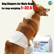 Male Dog Diapers Leak-Proof Super Absorbent for House Training Fits 1–37.5kg S/M/L/XL
