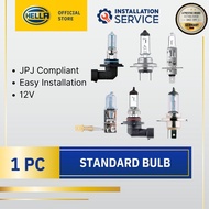HELLA Standard Halogen H1/H3/H4/H7/H11/HB3/HB4/H8/H9/HIR2 Bulb