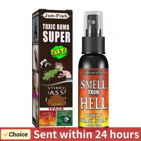 30ml Fart Spray Prank Joke Plastic Stinky Fart Party Supplies Terrible Stinky Fart Spray for Adults 