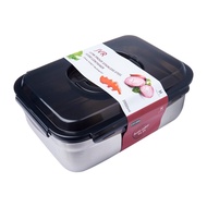JVR Stainless Steel Food Container With Lid 2850ml Dome Handy-Rectangular
