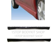 proton wira aeroback/sedan side skirt (SE) fiber (fiberglass) skirt lip bodykit 1set kiri kanan