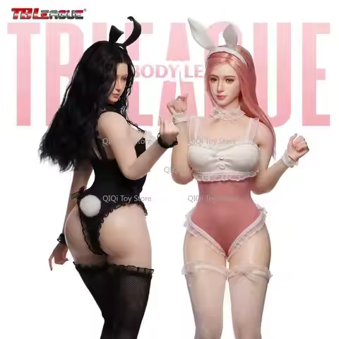 in Stock TBLeague SR-AD01/2 1/6 Bunny Girl Platinum Silicone Female Body