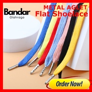 130cm Long Flat Shoes with Metal Aglet Shoelaces Steel Toe/