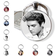 Elvis Presley Elvisley Keychain Rock Superstar Elvis Presley Key Pendant