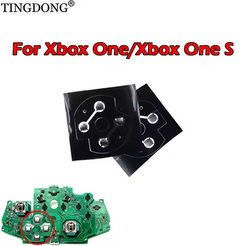 1-10Pcs Controller D-Pad Metal Conductive Film Button Contact Pad Replacement Parts For Xbox One Xbo