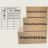 USED CARTON BOXES ( GOODS FOR PACKAGE & STORAGE BOX )